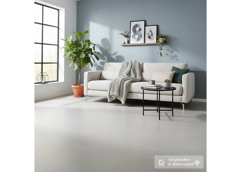 Vinylboden in Betonoptik – ist er nur für moderne Interieurs geeignet? Vinylboden in Betonoptik