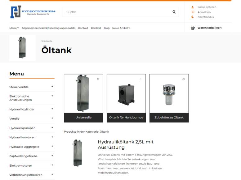 Welche Aufgaben übernimmt der Öltank in einer Hydraulikanlage? Welche Aufgaben übernimmt der Öltank in einer Hydraulikanlage?